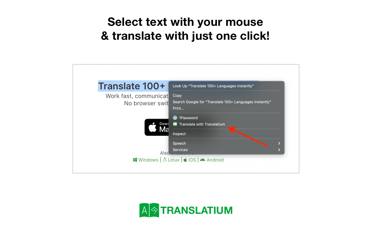 Translate with Translatium Preview image 1