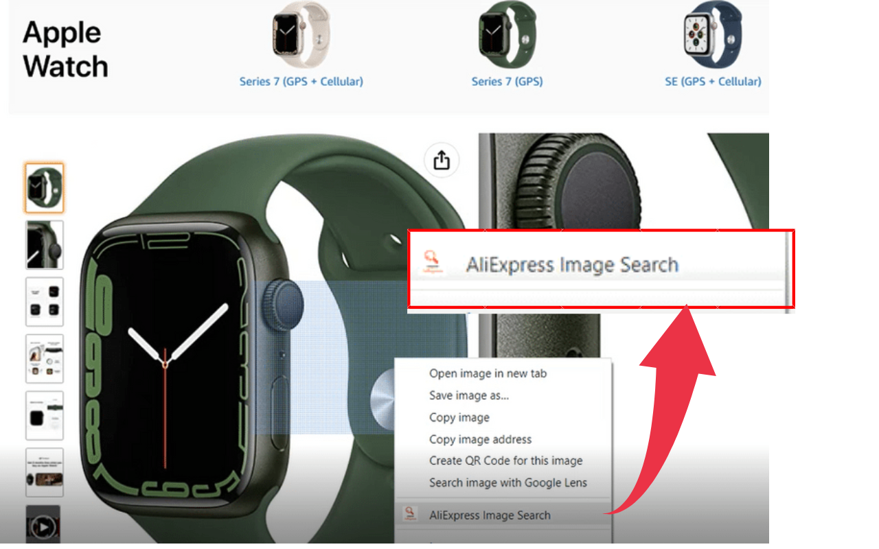 Amazon to AliExpress search by Image Preview image 2