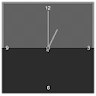 Black Glass Clock icon