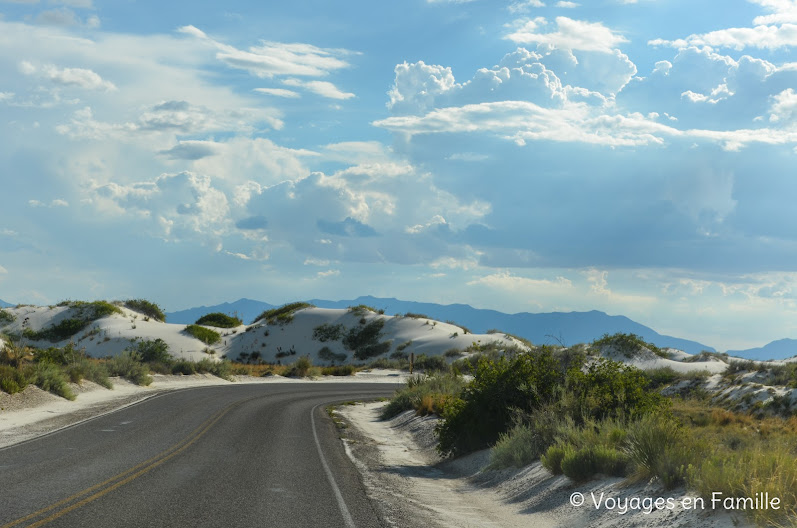 white sands