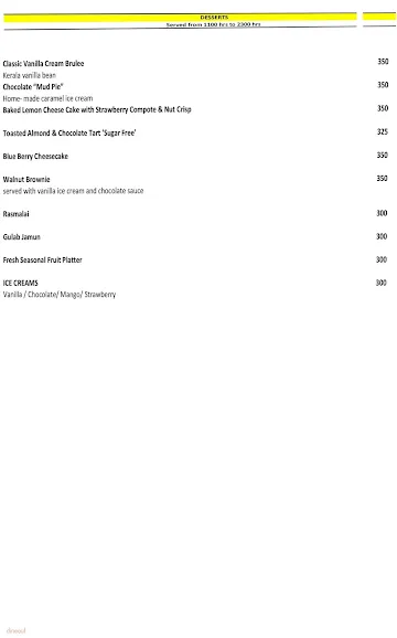 Choice 64- Clarion by Choice Hotels menu 