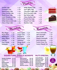 Cakes & Shakes menu 1