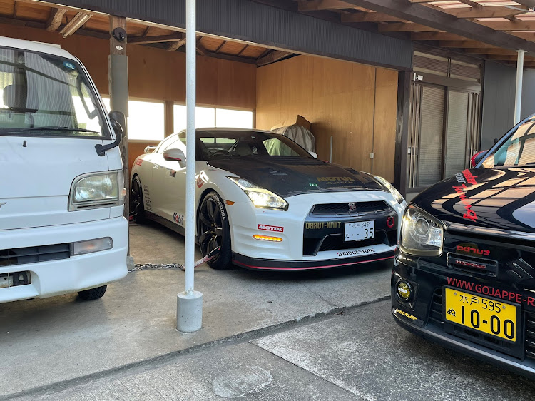 NISSAN GT-Rの仕入同行・三顔・【GR】Gojappe Racing  Produce✨アルトワークス✨・【GR】Gojappe Racing GT-R R35・【GR】Gojappe Racing ダンプちゃんに関するカスタム事例の投稿画像1枚目