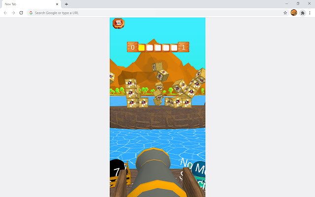 Pirate Knock Arcade Game chrome extension
