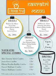 I Food You menu 1