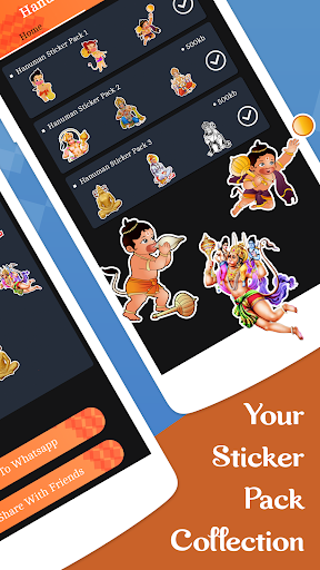 God Hanuman Stickers for Whatsapp