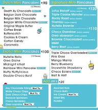 The Mini Pancake Shop menu 1