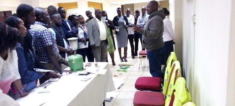 Journalists taken through training on responsible reporting during a five-day meeting held in Nakuru town on Sunday, June 12.