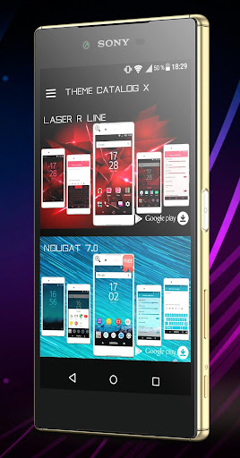 Theme Catalog X Xperia Theme