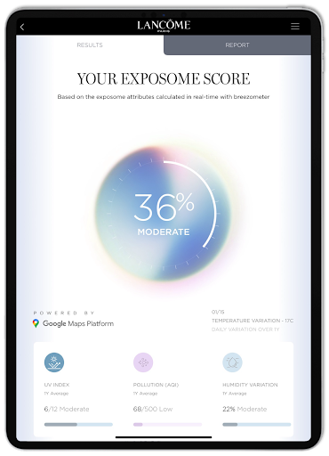 L'Oreal exposome score