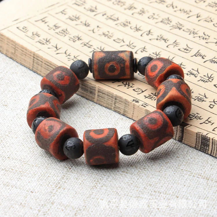 Title 3, Contas do Dia de Olho do Céu Tibetano de Nove O...