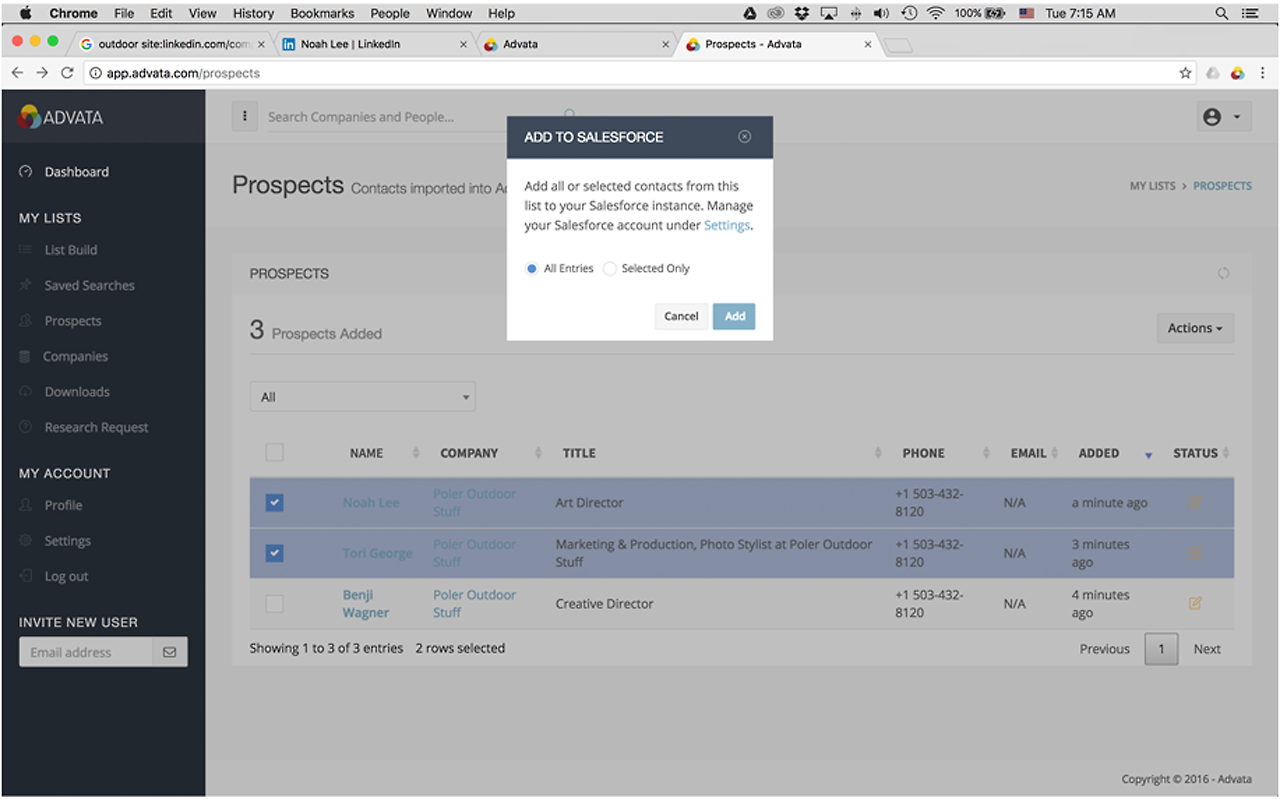 Advata Chrome Extension Preview image 6