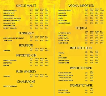 Makika Restaurant menu 