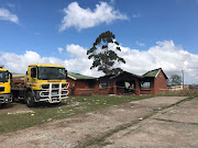 The Tribal court in Engonyameni, KwaZUlu Natal that was burnt by 300 protesters demanding piped water on September 10 2018 