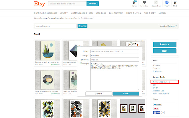 Etsy Shop Tools chrome extension