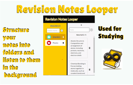 Notes Looper (text To Audio Notes) (Notes Repeater/ Shuffle Through Notes) small promo image