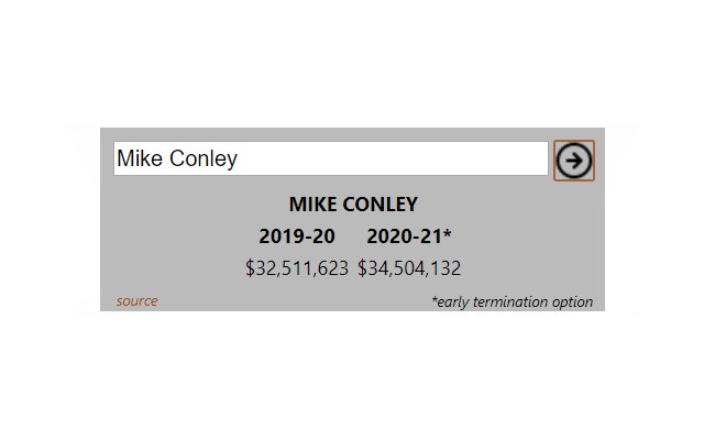 NBA Salary Search Preview image 5