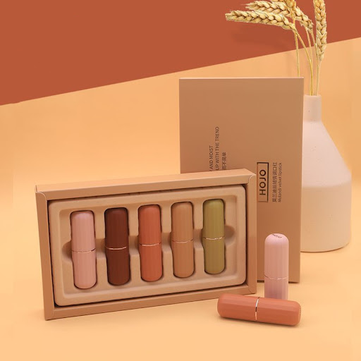 Title 1, HOJO Mousse Velvet Lipstick Set for Net Red bea...