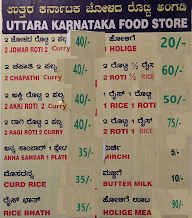 Uttara Karnatakada Jolada Rotti Angadi menu 1