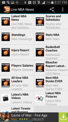 Live NBA News