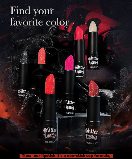 Title 10, Pearlescent Thin and Glittering Diamond Lipstic...