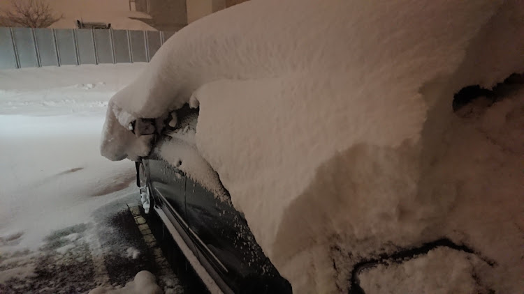 ブレイドの仕事終わりからの除雪作業に関するカスタム事例の投稿画像2枚目