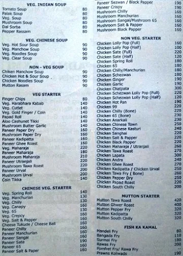 Padmalaxmi menu 