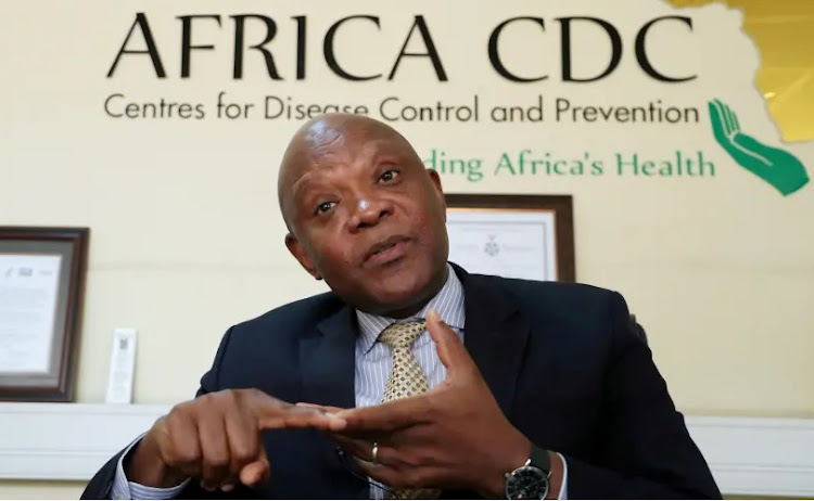 John Nkengasong, Africa's Director of the Center for Disease Control (CDC), at the African Union (AU) Headquarters in Addis Ababa, Ethiopia.