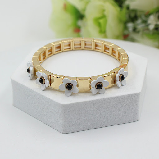 Title 13, Womens Alloy Elastic Bracelet, a comfortable a...
