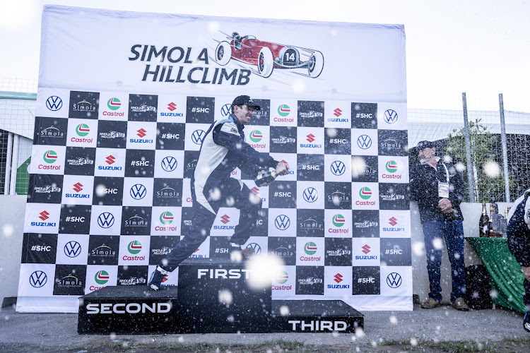 It took a while but Thomas Falkiner finally managed to clinch a class win at the Simola Hillclimb.