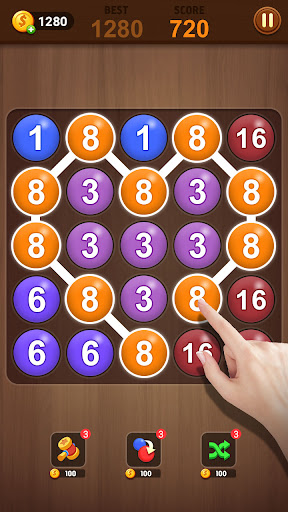 Screenshot Merge bubble - Number game