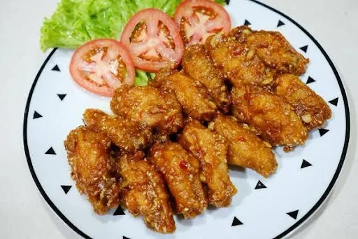 Fried Chicken Wing Honey Sauce