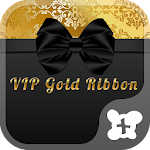 Cover Image of Baixar Stylish Theme-VIP Gold Ribbon- 1.0.0 APK