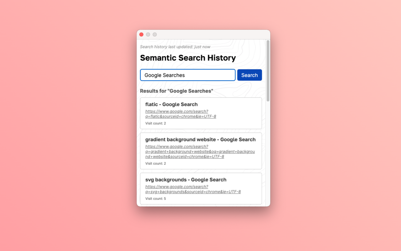 Semantic Search History Preview image 0