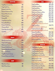 Shree Chinese Pure Veg menu 1