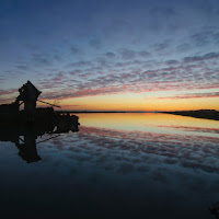 Sunset on Comacchio valley di 