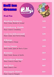 Mr Rolly's Roll Ice Cream menu 5