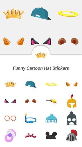 Funny Cartoon Hat Stickers