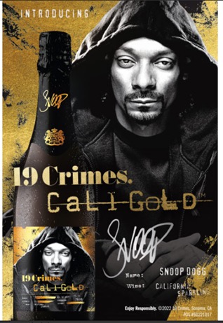 Logo for 19 Crimes 'Snoop Dog' Cali Gold