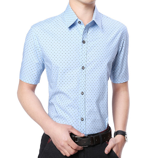 Title 5, Slim-fit cotton shirt