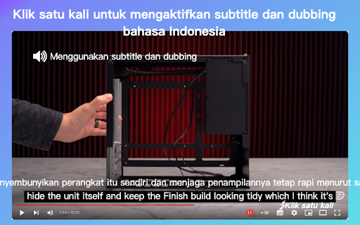 CCDub - Terjemahan Subtitle YouTube dan Dubbing Bahasa Indonesia