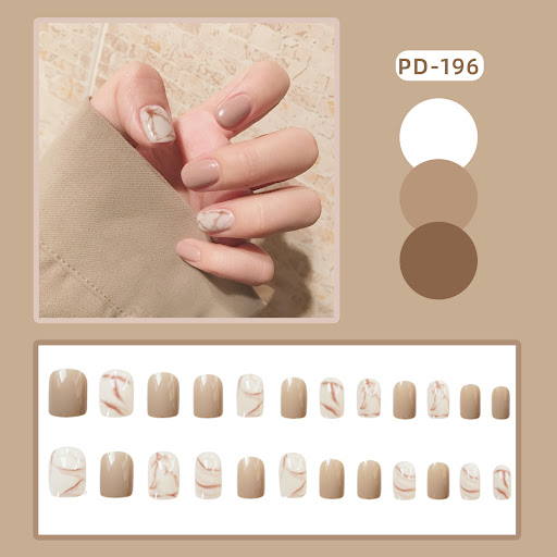Title 11, Wear Nail Manicure Fake Nail Tip Stickers, Fini...