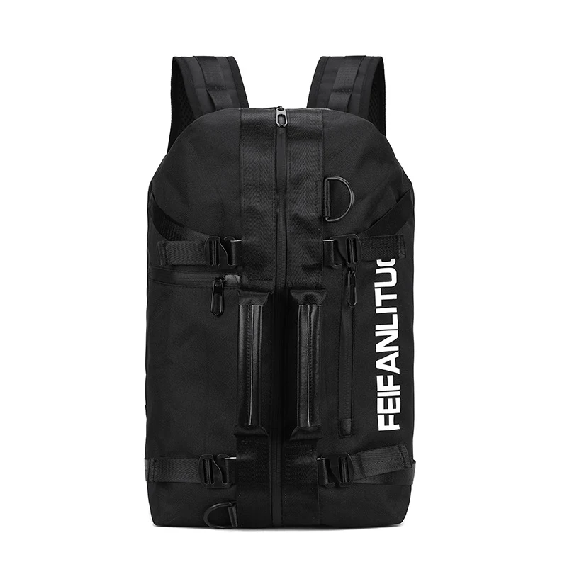 Sac de sport unisexe, grand et imperméable. Sac à dos fitness multifonction avec séparation sèche-humide et bandoulière pour voyager.