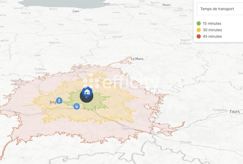  Vente Terrain à bâtir - à Beaufort-en-Vallée (49250) 