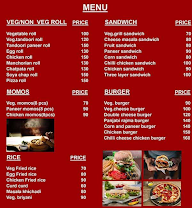 Fusion Kitchen menu 1