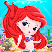 Bubble Mermaid  Princess Ariel Save the fish