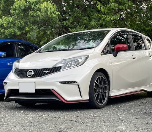 ノート E12改のbbqオフ会 愛車達をパシャリ 日産note ニスモs シンプルにかっこいい に関するカスタム メンテナンスの投稿画像 車のカスタム情報はcartune