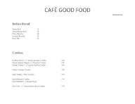 Cafe Good Food menu 3