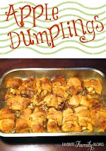 Apple Dumplings was pinched from <a href="http://www.favfamilyrecipes.com/apple-dumplings.html" target="_blank">www.favfamilyrecipes.com.</a>