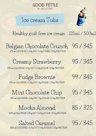 Good Fettle Healthy Ice Creams menu 1